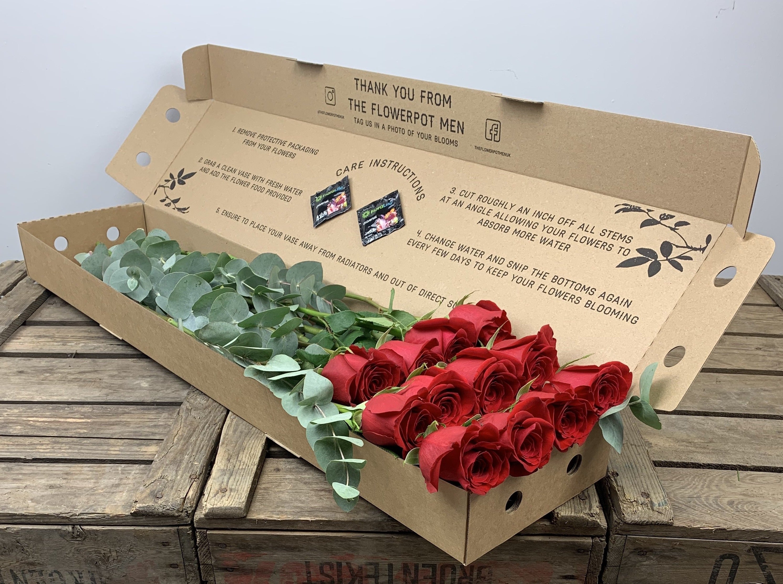 Luxury Red Rose Box