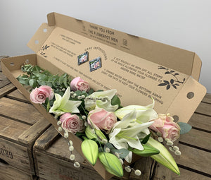 Pink Rose & Lily Box