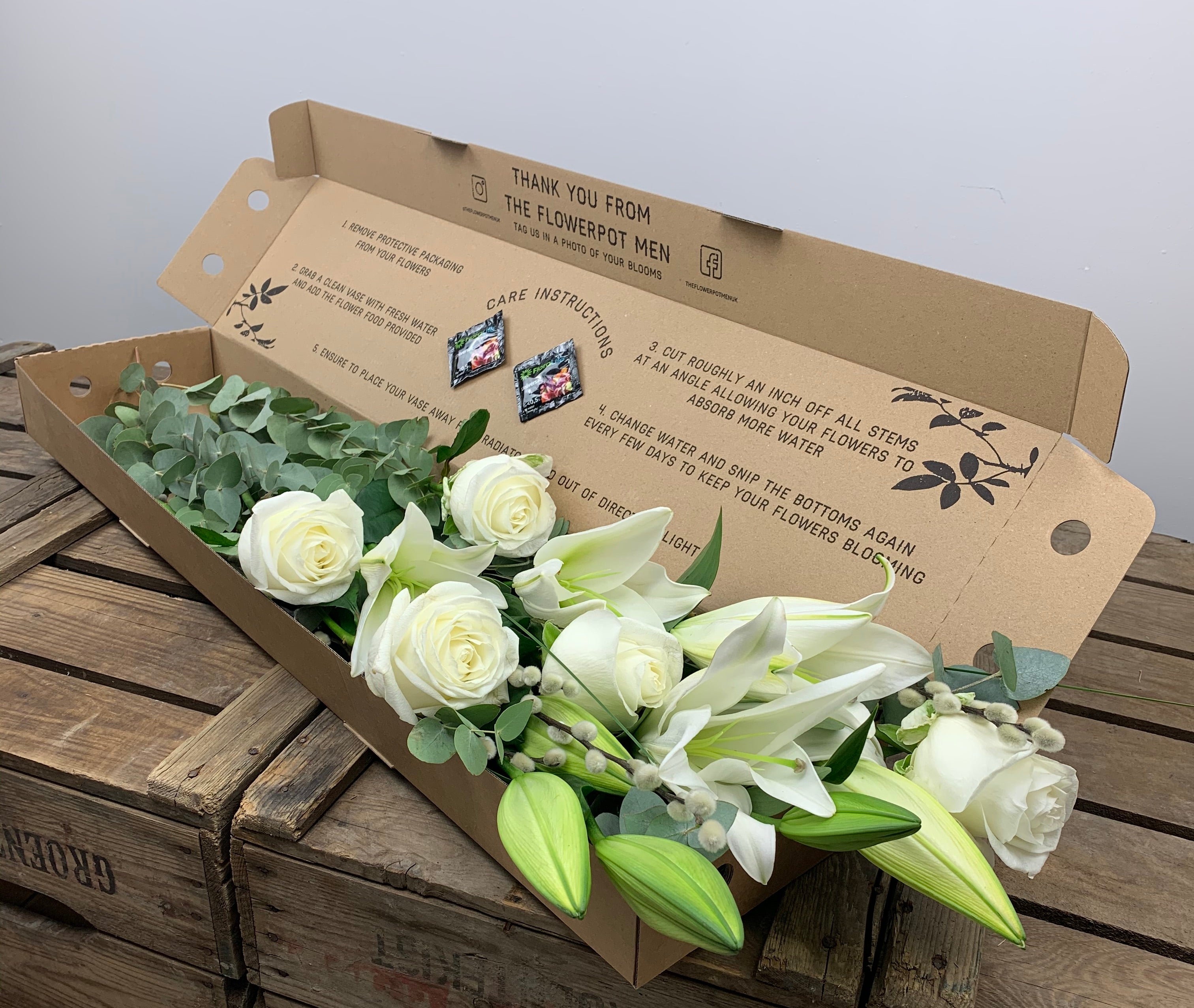 White Rose & Lily Box